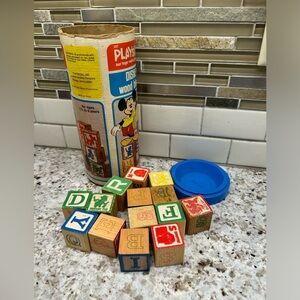 1974 Playskool Disney Blocks